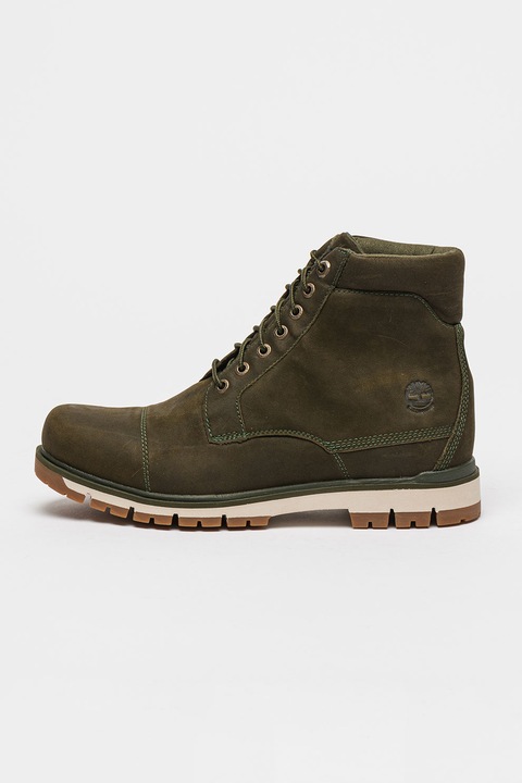 Timberland, Непромокаеми боти Radford от набук, Тъмнозелен