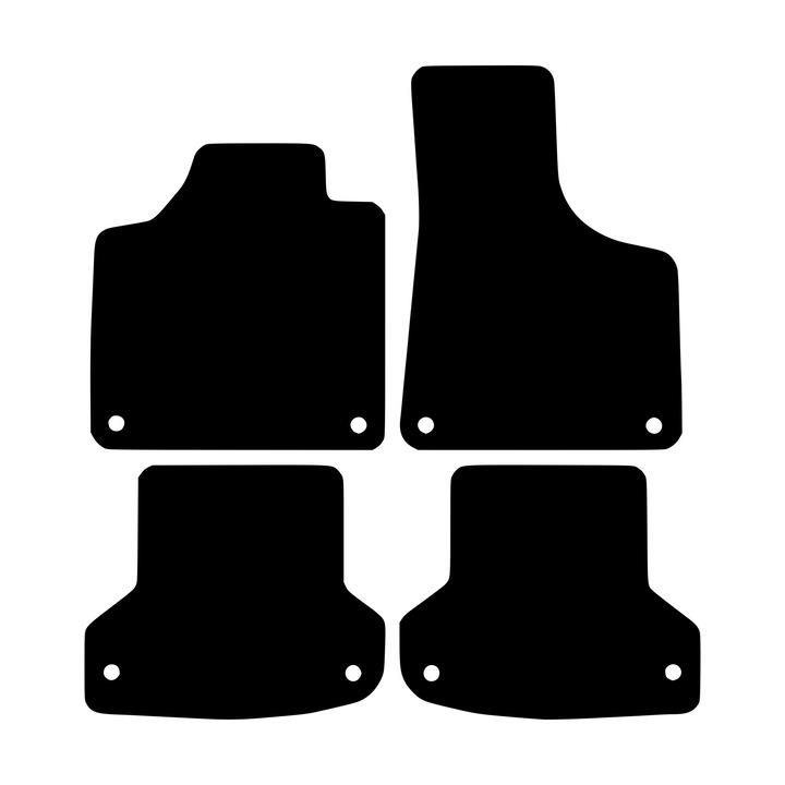 Set 4 covorase auto, Comfort, Audi, A3, 8PA, Sportback, 2004-2012