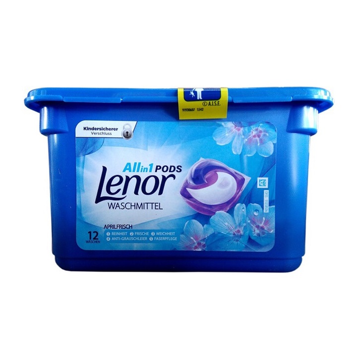 Detergent Lenor Color PODS All in 1 AprilFrish - 12WL, 316, 8 gr