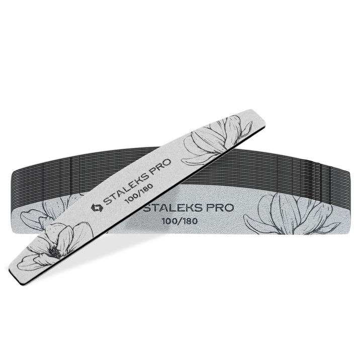 Еднократна пила полумесец, Staleks Expert 40, комплект 25 части, зърно 100/180, NFE-40-100/180-25