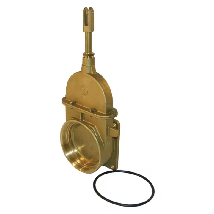 Valva robinet golire vidanja cu filet si flansa 6 toli