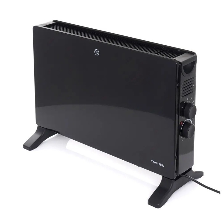 Incalzitor electric cu convector, Tagred, 2000w, 3 trepte, negru, TA940
