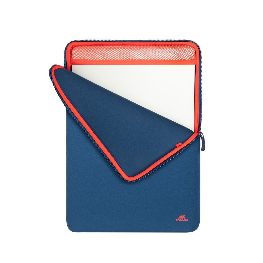 Husa laptop RivaCase 5223, 13,3"-14", textil, albastru inchis, 255x345x22mm