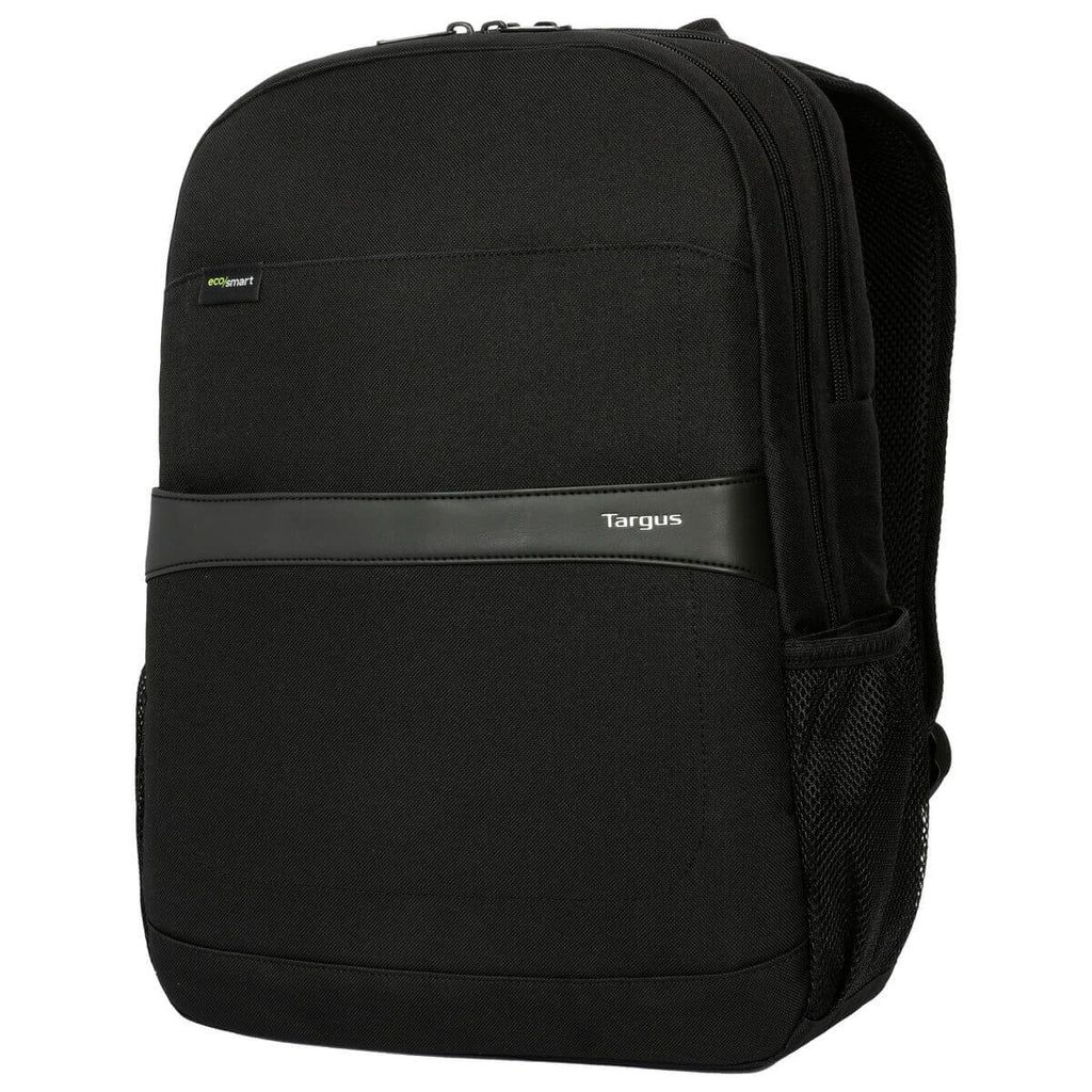 Rucsac pentru laptop, Targus, TSB962GL, negru, capacitate pentru laptopuri de pana la 40, 6 cm, material reciclabil, doua compartimente principale, design unisex