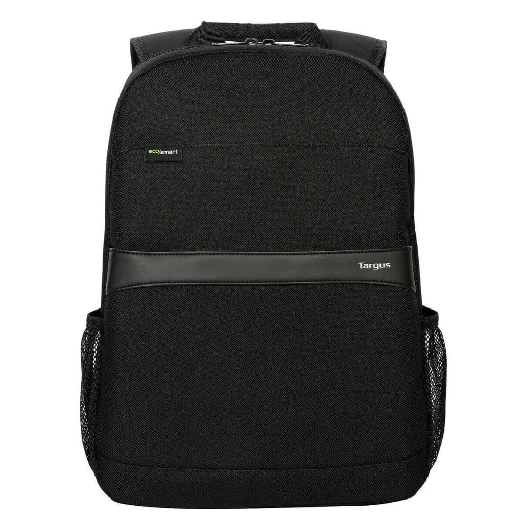 Rucsac pentru laptop, Targus, TSB962GL, negru, capacitate pentru laptopuri de pana la 40, 6 cm, material reciclabil, doua compartimente principale, design unisex