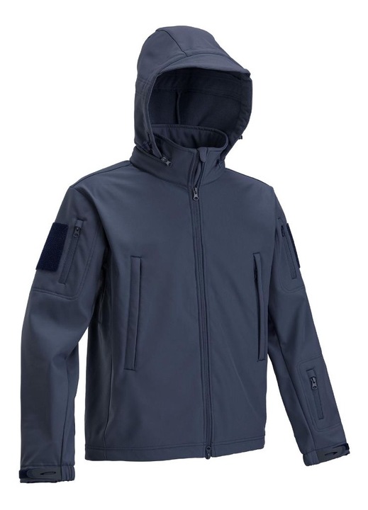 Geaca barbati, Softshell Defcon 5, respirabila, negru, Albastru inchis
