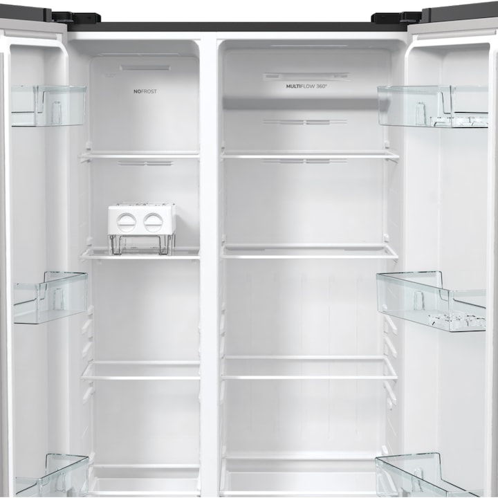 Frigider Side by Side Gorenje NRR9185DABXL, negru, NoFrost Plus, LED, 179 cm