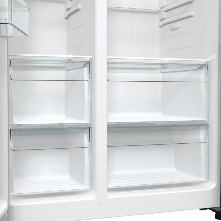 Frigider Side by Side Gorenje NRR9185DABXL, negru, NoFrost Plus, LED, 179 cm