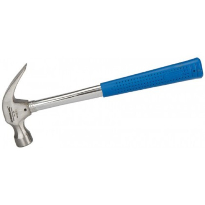 Дърводелски чук Silverline, 740 гр., хромирана глава, стоманена дръжка, HRC58