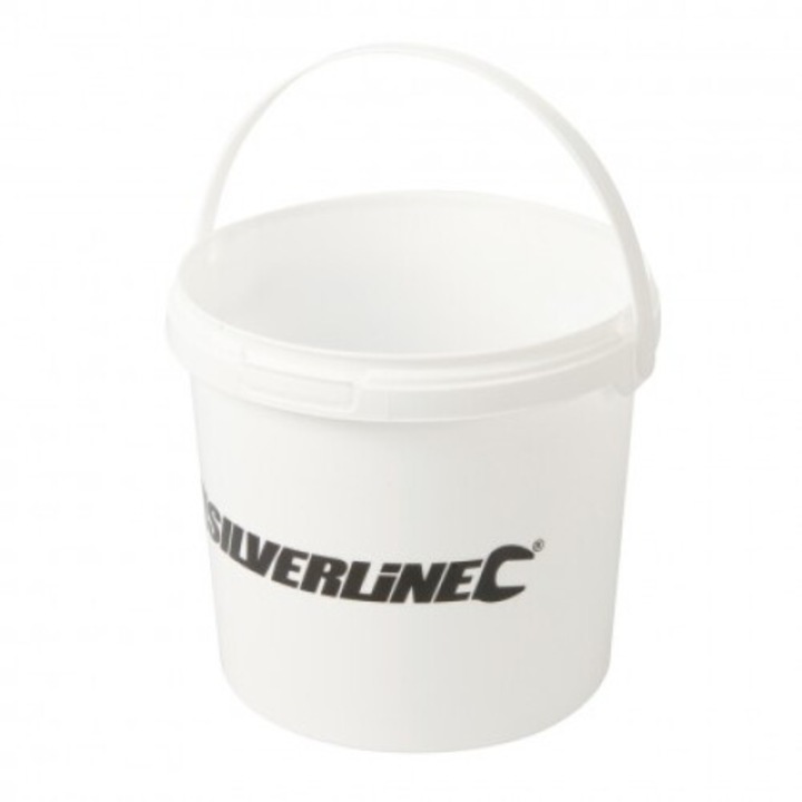 Пластмасов контейнер за боя Silverline 1.5L, полипропилен, с метална дръжка
