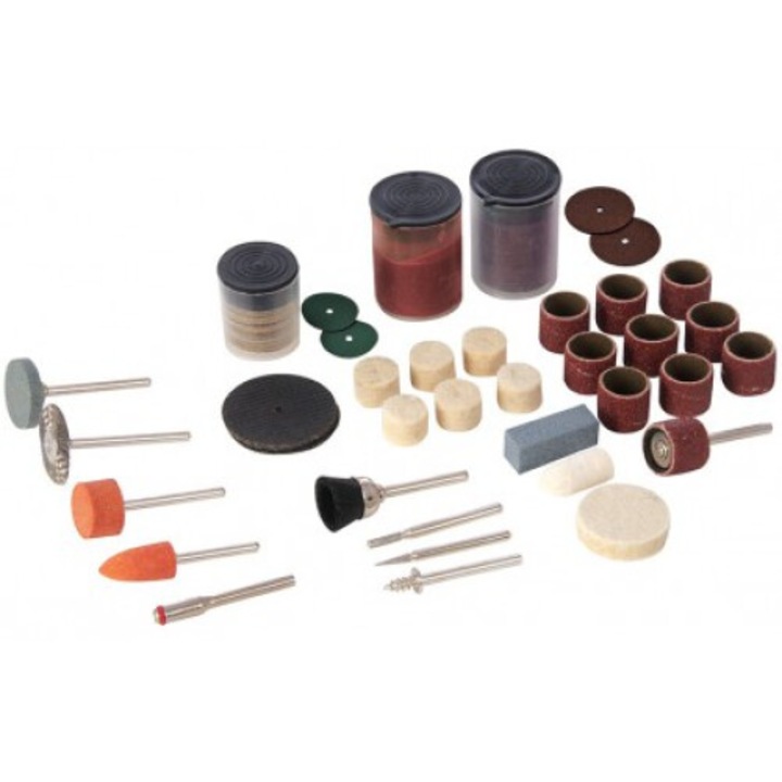 Set accesorii pentru unelte multifunctionale, 105 piese, 3,17 mm, multicolor