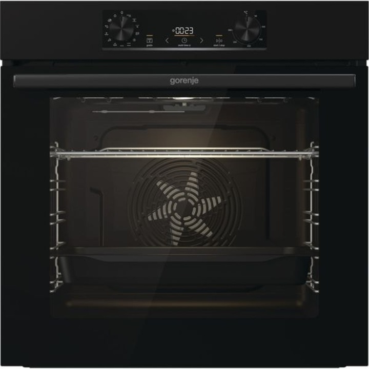 Beépíthető sütő GORENJE BOP6737E02BK, Elektromos, Pirolitikus öntisztító, 77 l, A osztály, Fekete
