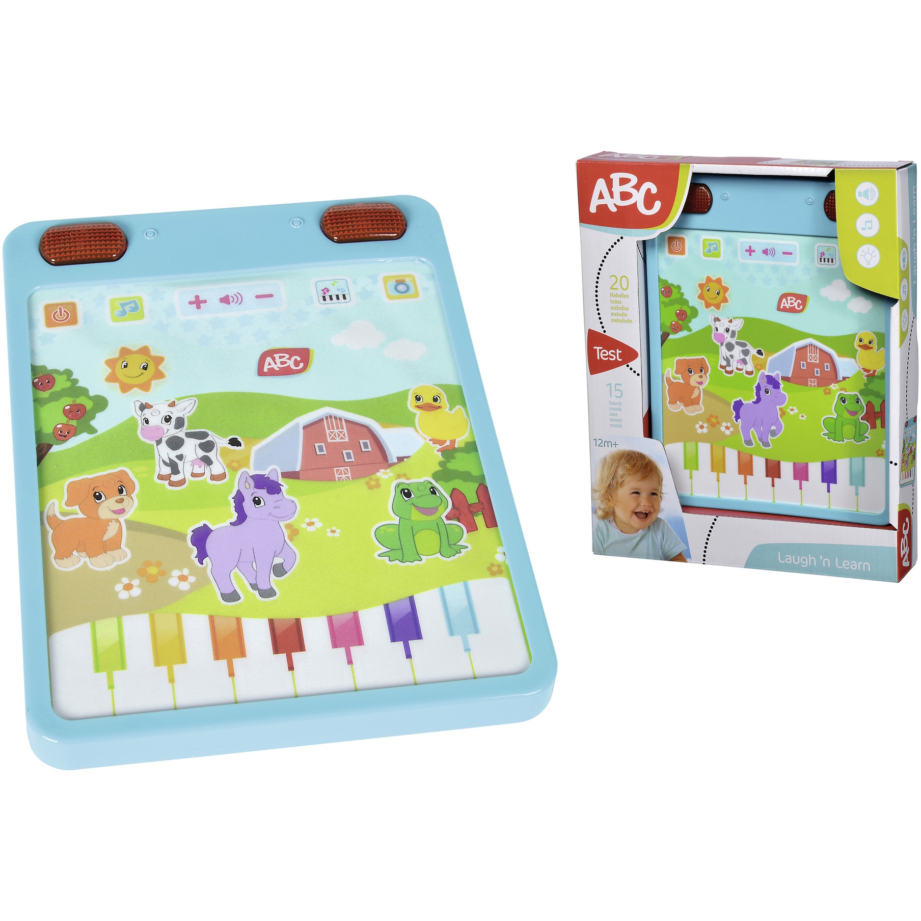 Jucarie interactiva ABC - Tableta amuzanta, cu lumini si sunete