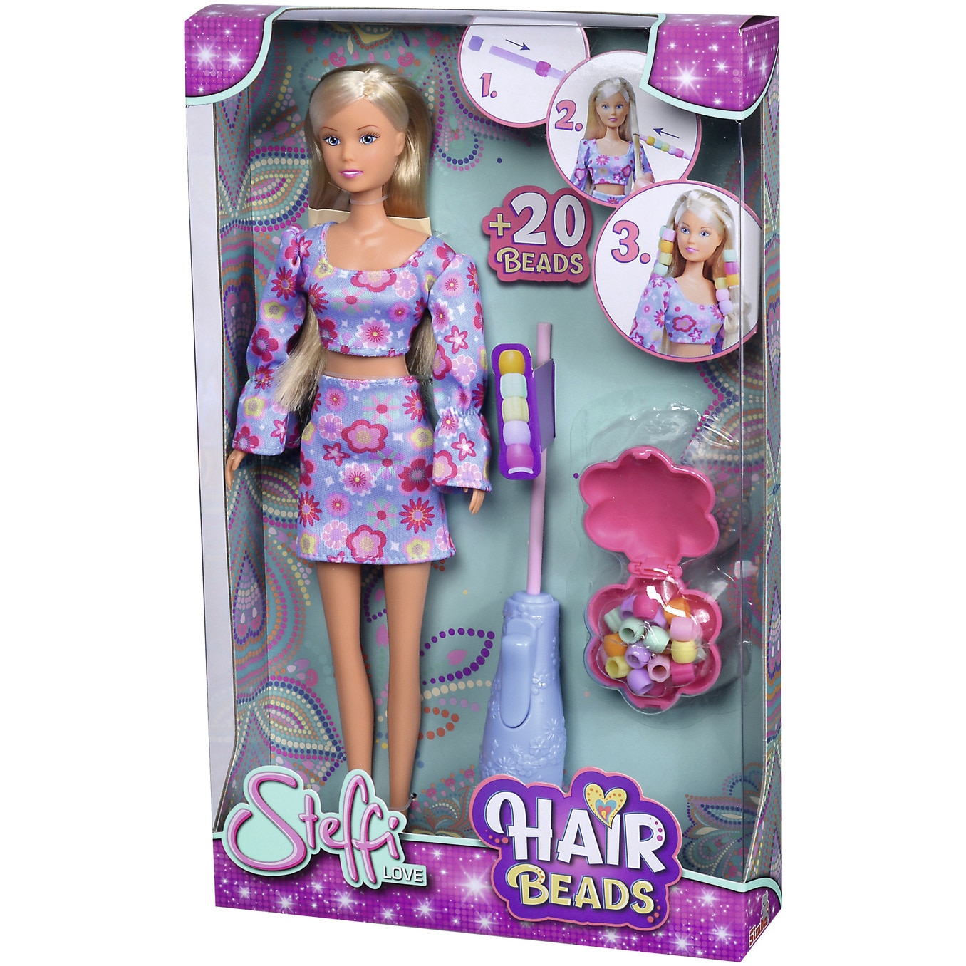 Papusa Steffi Love - Hair Beads