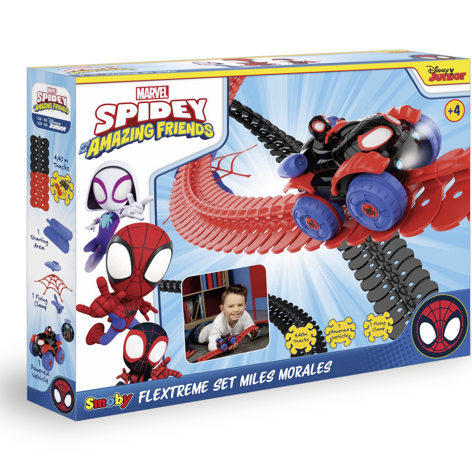 Set circuit de joaca Spidey - Flextreme Miles Morales - eMAG.ro