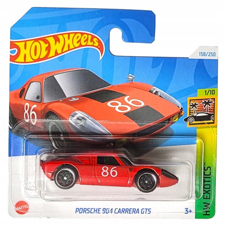 ΠΠΎΠ»Π° Hot Wheels, Porsche 904 Carrera GTS, HW Exotics Collection, Edition 2024, 1:64, ΠΠ΅ΡΠ°Π»Π½Π°, Π§Π΅ΡΠ²Π΅Π½Π°