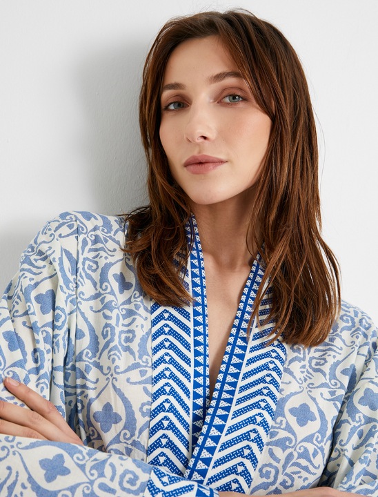 KOTON, Chimono cu model, Albastru, L