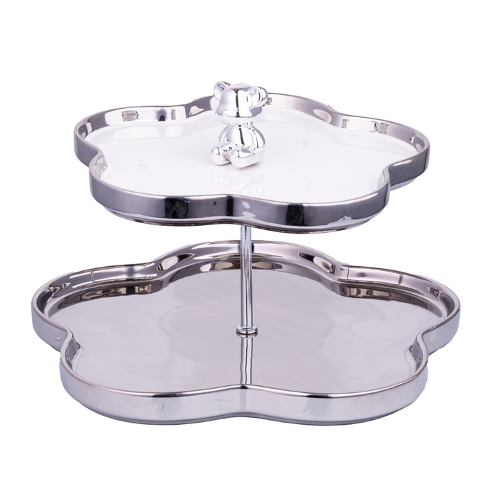 Tava fructe, cu doua nivele, satin, VENUS STAR