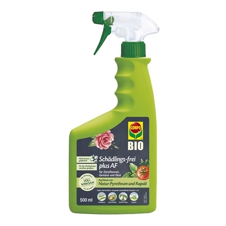 Spray Insecticid pentru Plante Ornamentale, Compo, 500 ml, Protectie Impotriva Acarienilor si Afidelor