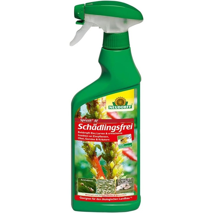 Insecticid Neudorff 500 ml, combatere daunatori, pyrethrum natural, ulei de rapita