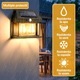 Set 6 x lampa solara de exterior cu 3 becuri NEXTLY, 3 moduri de functionare, senzori de miscare si lumina, stare de veghe, lumina calda, waterproof, 38W, negru/alb