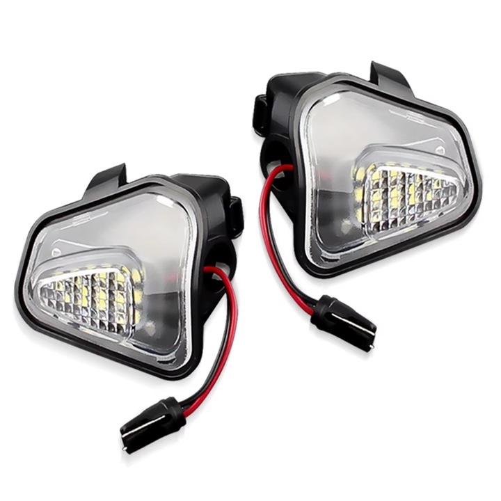 Set 2 lampi led sub oglinda, puddle lights pentru VW Passat CC B7 Eos Jetta Scirocco