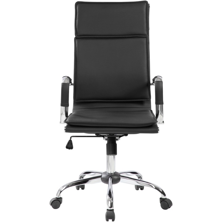 Scaun de birou Kring Altai, inaltime reglabila, mecanism tilt,PU, Negru