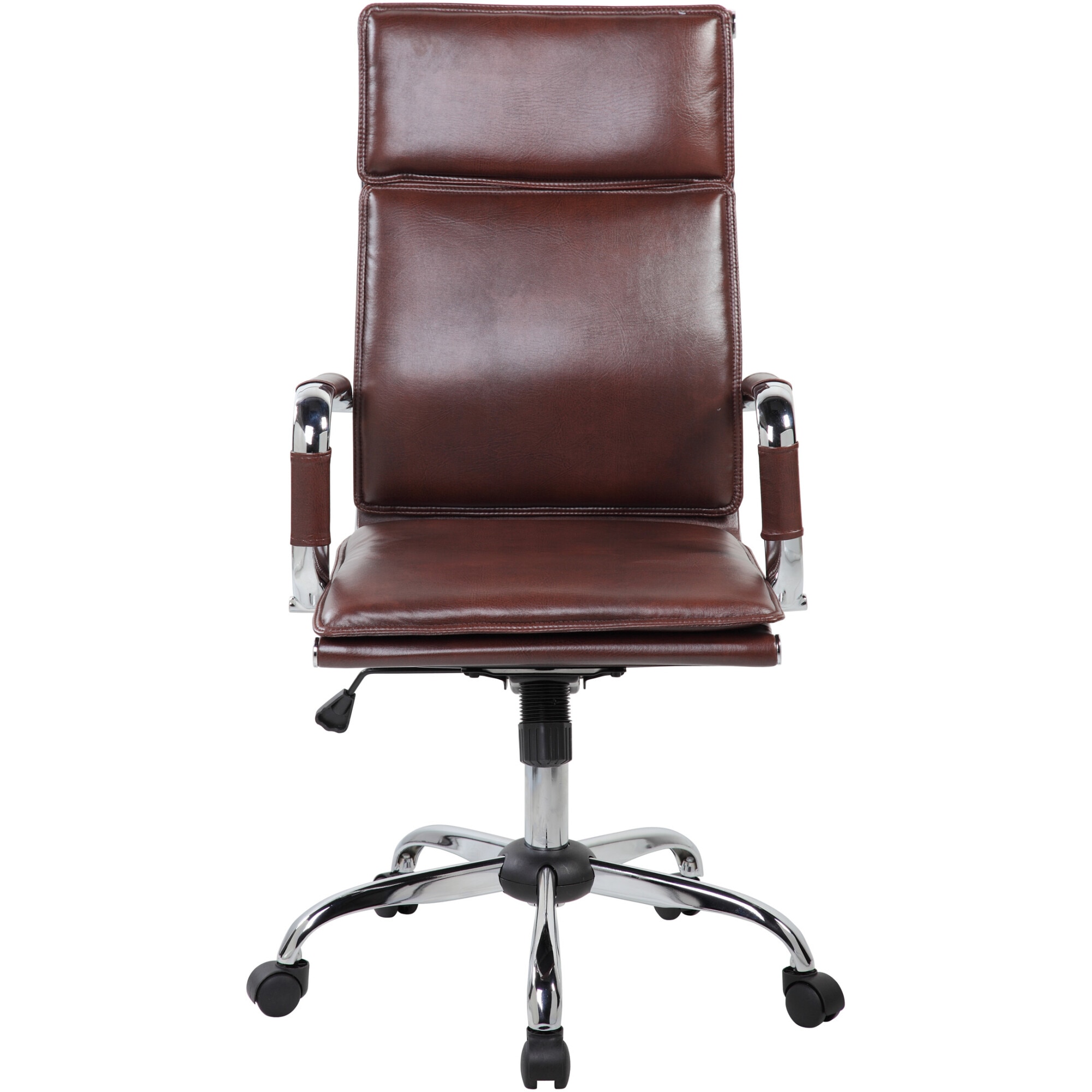 Scaun de birou Kring Altai, inaltime reglabila, mecanism tilt,PU, Maro