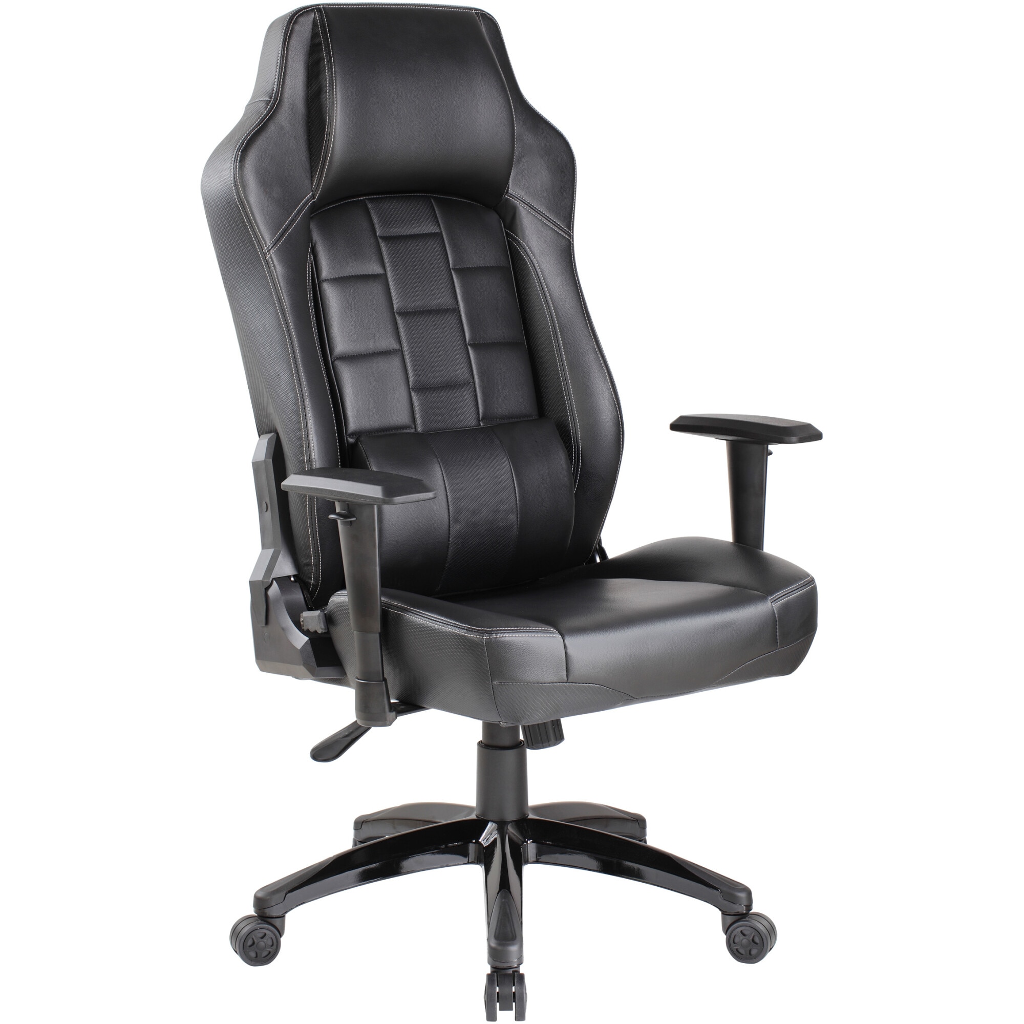 Scaun de birou Kring Doom, inaltime reglabila,mecanism tilt, PU, Negru