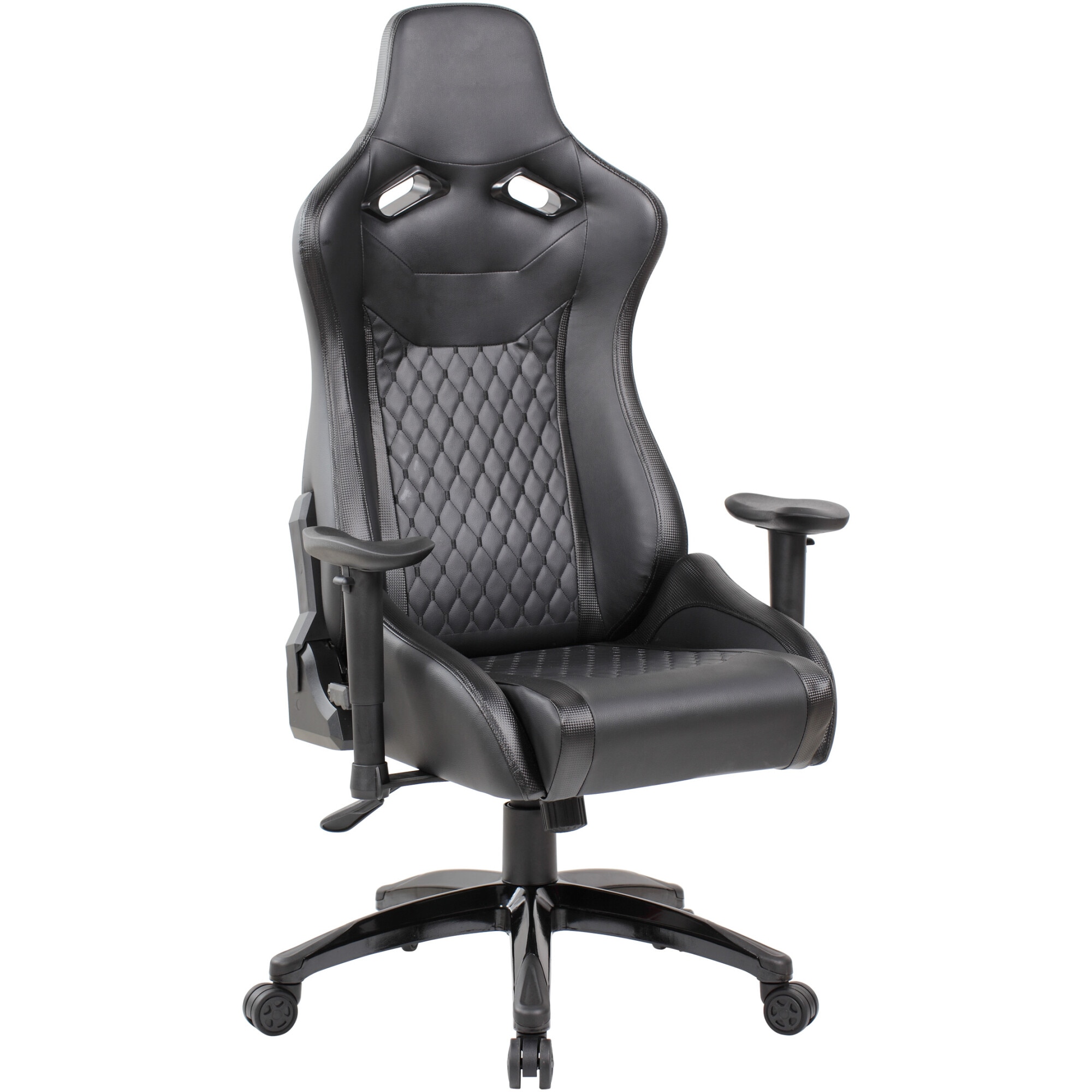 Scaun de birou Kring Dirt, inaltime reglabila, mecansim tilt, PU, Negru