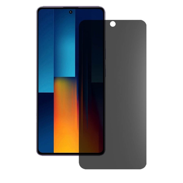 SILKASE matt adatvédő fólia Xiaomi Poco M6 Plus-hoz, képernyővédő, szilikon