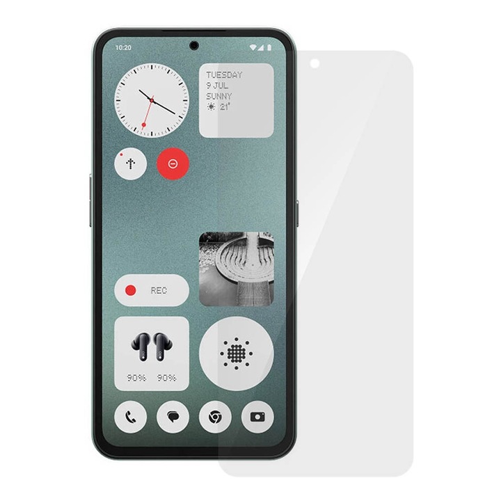 SILKASE fólia Nothing CMF Phone 1-hez, képernyővédő, megújuló szilikon
