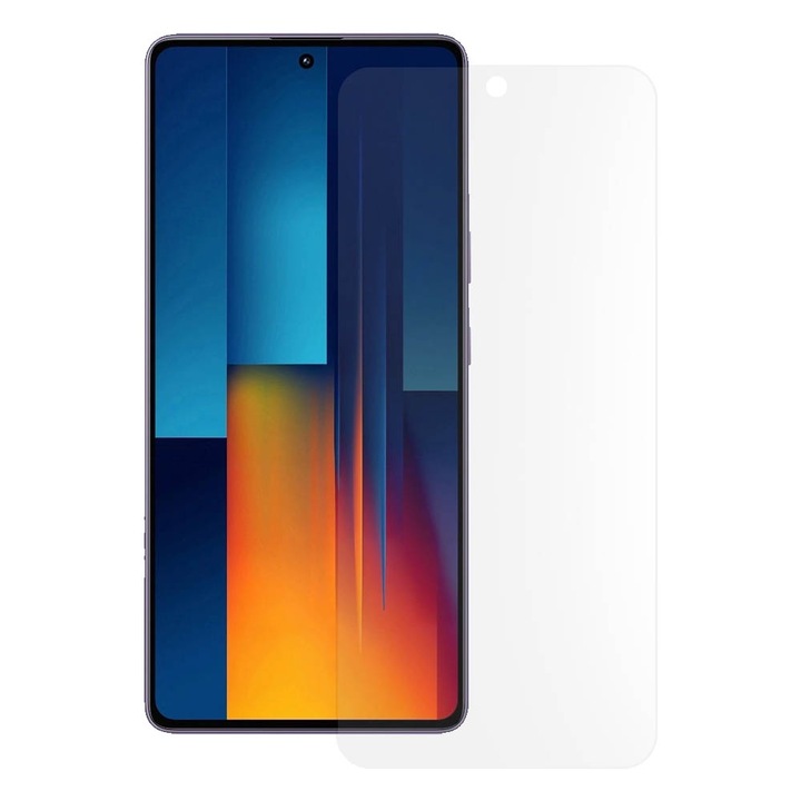 SILKASE matt fólia Xiaomi Poco M6 Plus-hoz, képernyővédő, szilikon