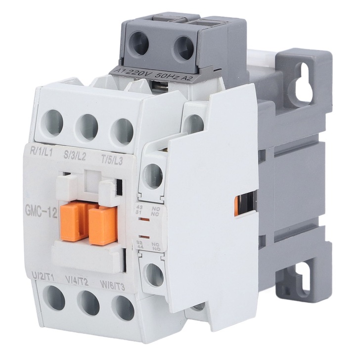 Contactor AC Montare pe sina DIN Contactor de control al circuitului de uz casnic 1NO 1NC 220V 50Hz 13A GMC‑12