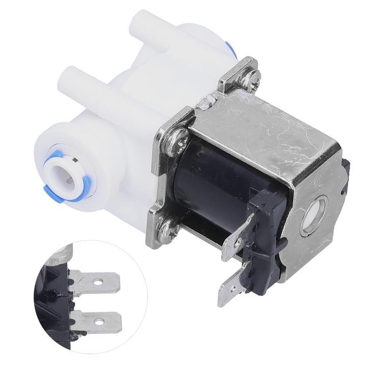 Jormftte elektromos mágnesszelep, 1/4in, normál zárt típus, DC12V, 0.02-0.8MPA, 200-400mA