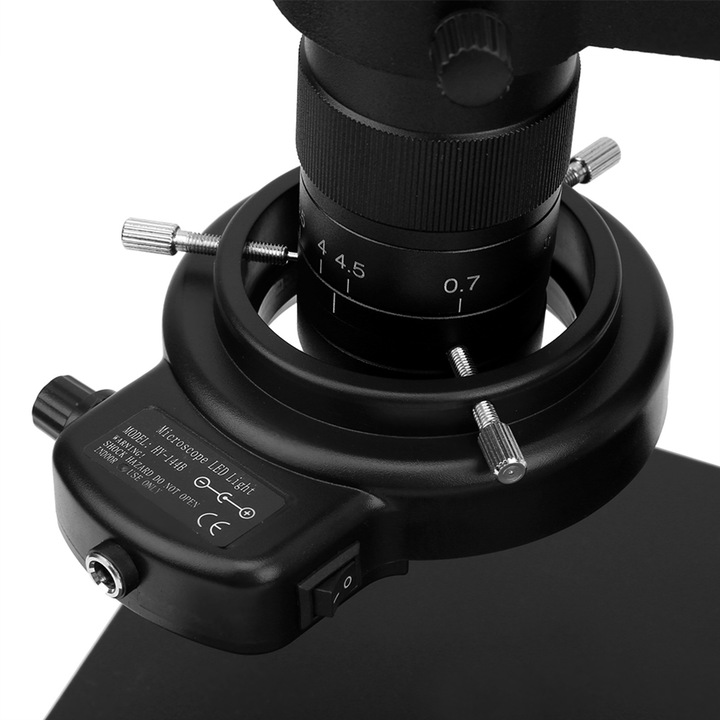 Ipari mikroszkóp kamera, Jormftte, 48MP, HDMI, USB, nagy állványkészlet, 180x50mm
