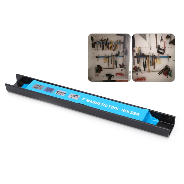 Jormftte mágneses szerszámtartó, 200x24mm, maximális kapacitás 5KG, A3 acélból