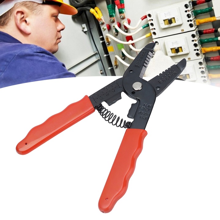 Jormftte BST-1043 csupaszító fogó, ötvözött acél, 0.25mm-0.65mm, mérőskálával