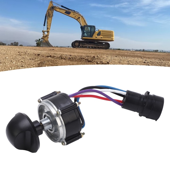 Gyorsító gomb fogantyúval Jormftte 106-0107, ABS, ötvözött acél, Caterpillar kotróhoz