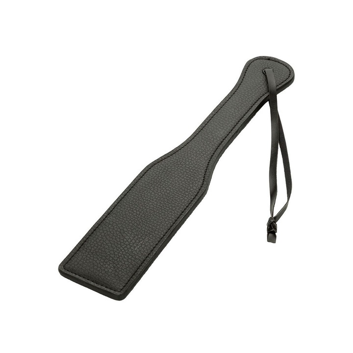 CalExotics Bőr lapát, BDSM játékkészlet, 31,75x5,75 cm, fekete