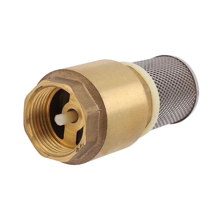 Visszacsapó szelep, Jormftte, réz, G1, 99mm, szűrővel