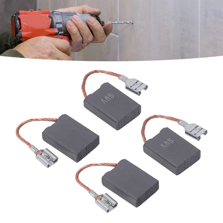 Jormftte motorszénkefe, 20 darabos készlet, 16x6x22mm, elektromos szerszámokhoz, tartós