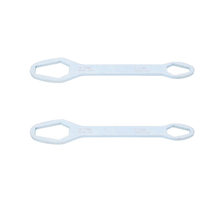 Set 2 Chei Enforose 8-22mm, design cu capete duble, din otel aliat, 220mm