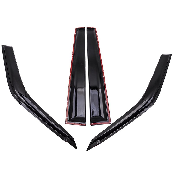 Комплект от 4 автомобилни сенника за Mitsubishi Pajero 2000-2019, акрил, намалява шума от вятъра, предотвратява проникването на вода