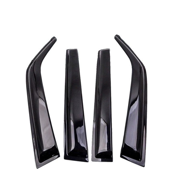 Parasolare auto Mitsubishi Pajero 2000-2019, set 4 bucati, negru, acrilic de inalta calitate