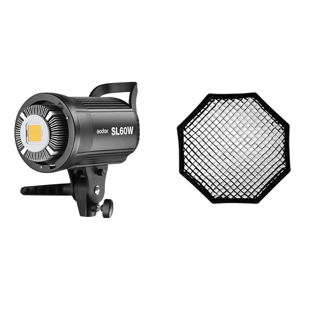Kit de iluminare Godox SL-60W, 5600K, ajustare luminozitate