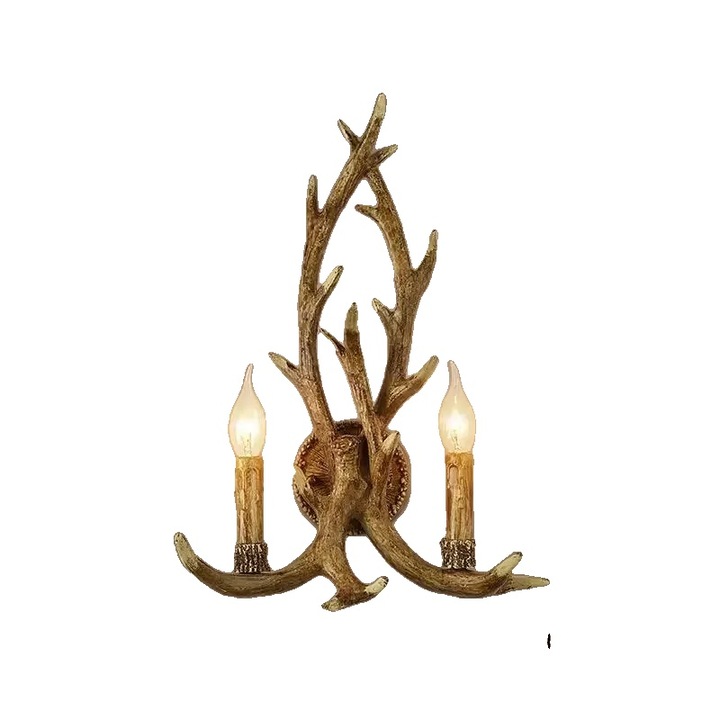 Aplica Corn de Cerb, Becuri LED, Stil Art Deco, B3039, lumina calda