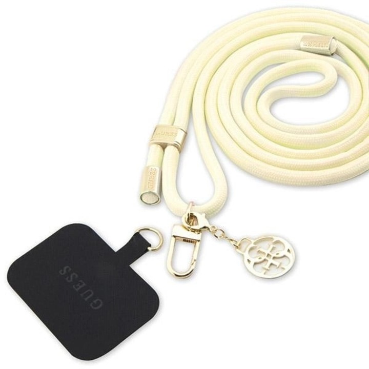 Каишка за телефон, Guess CBDY Cord, Бежова, 150 см