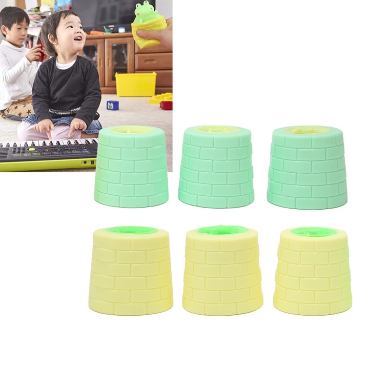 6 darab állat stílusú szorítós játék stresszoldó puha rugalmas TPR hordozható szorítós játék családi irodába