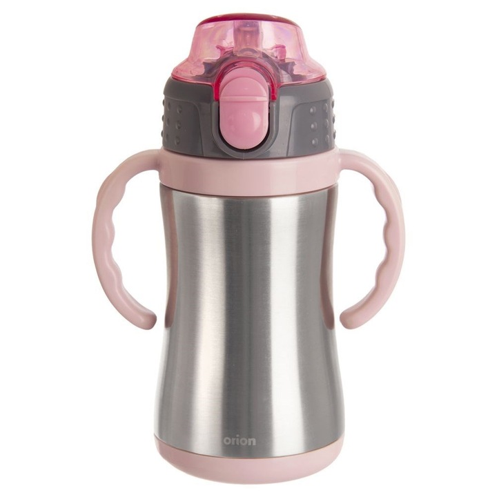 Orion, Termobögre, Inox, 300 ml, Rózsaszín